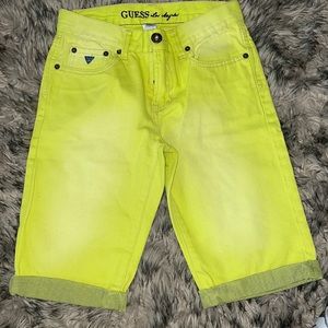 Green Junior long shorts